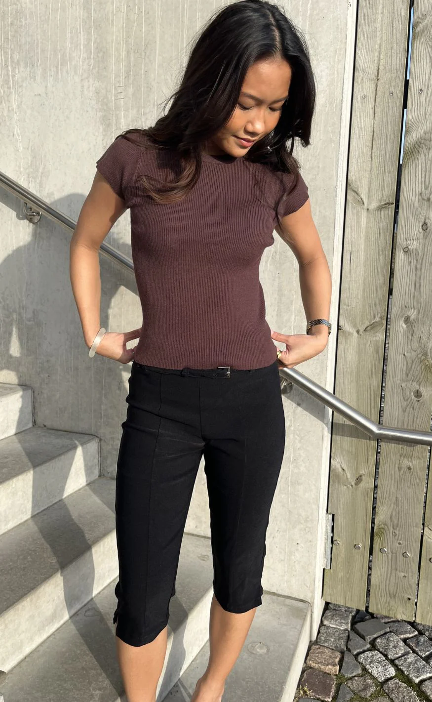 Noella Bukser - Linza Capris - Black - Image 15