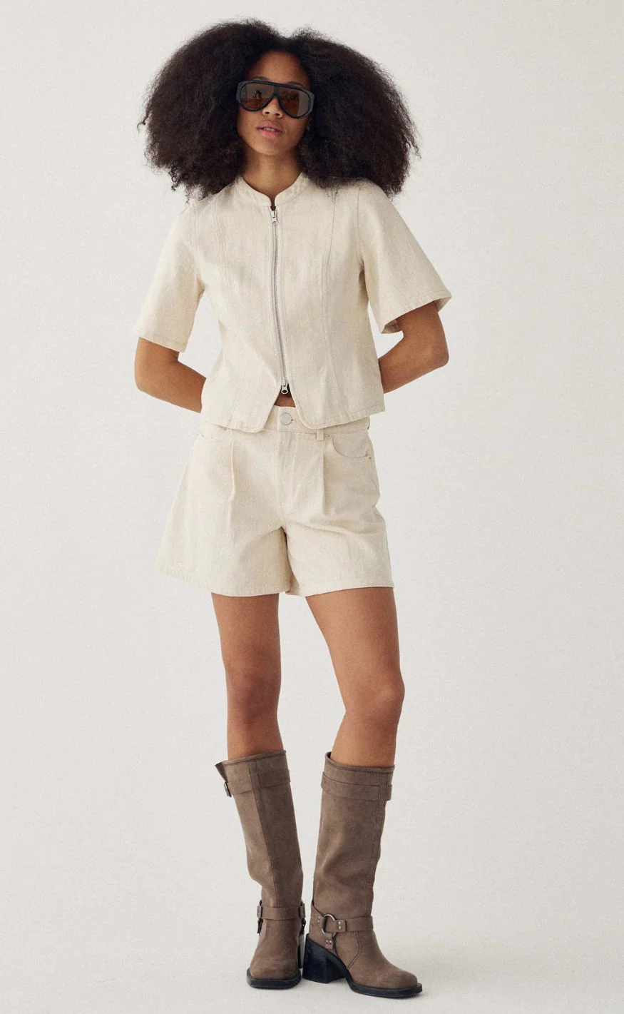Noella Shorts - Milly MW - Ivory - Image 5
