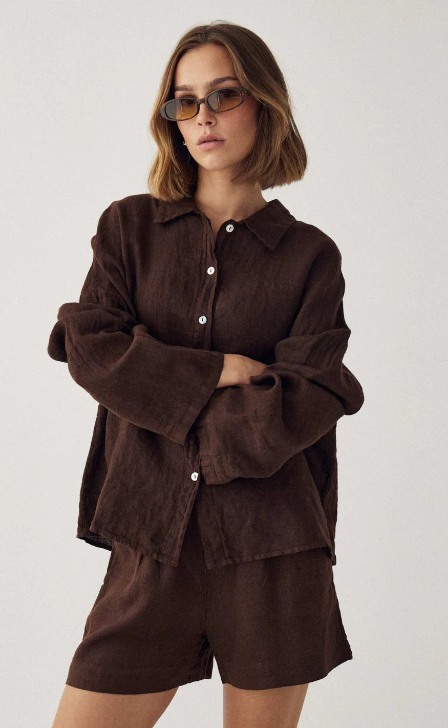 Noella Skjorte - Leanora - Chocolate - Image 5