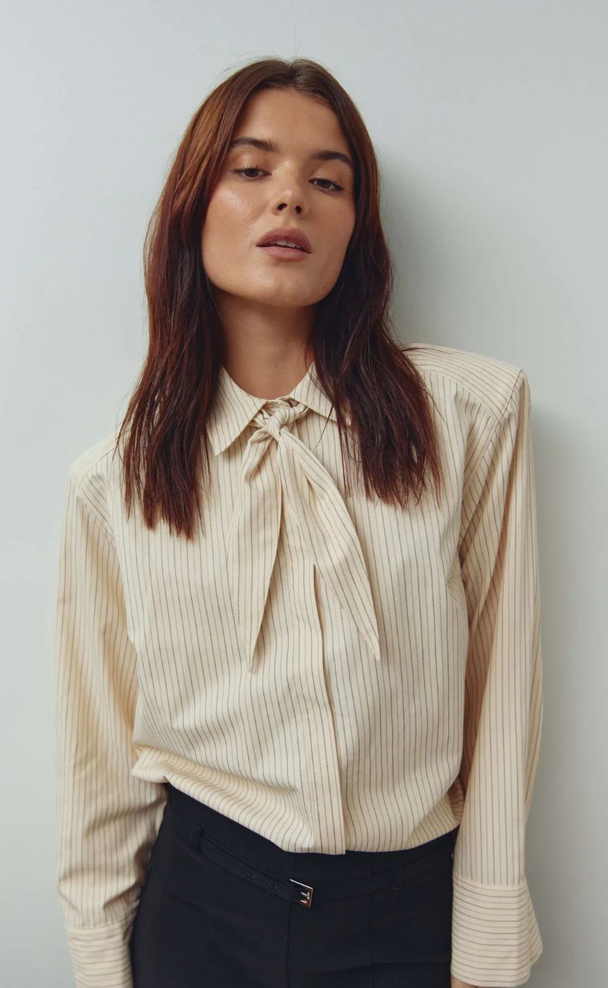 Noella Skjorte - Myra - Donnie Cream Stripe - Image 10