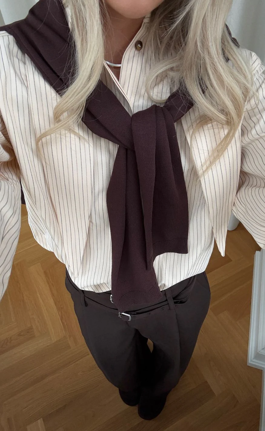 Noella Skjorte - Myra - Donnie Cream Stripe - Image 3