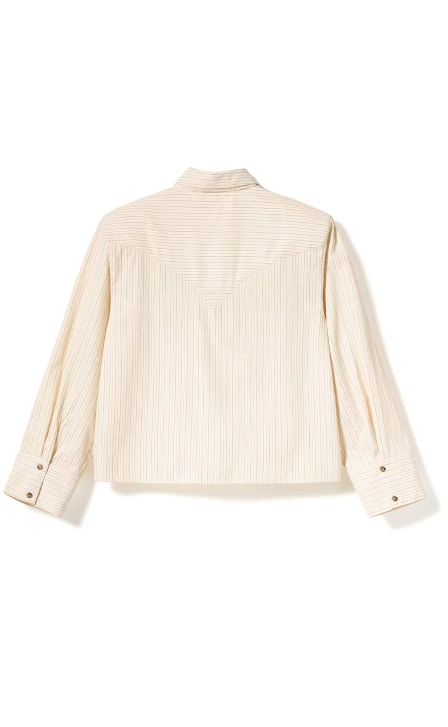 Noella Skjorte - Myra - Donnie Cream Stripe - Image 8