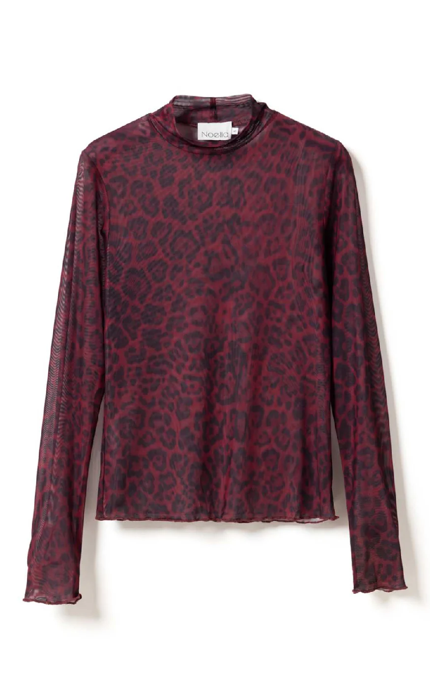 Noella Top - Libi - Chinara Red Print