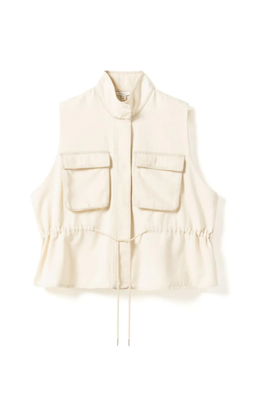 Noella Vest - Mireya - Washed Ivory - Image 2