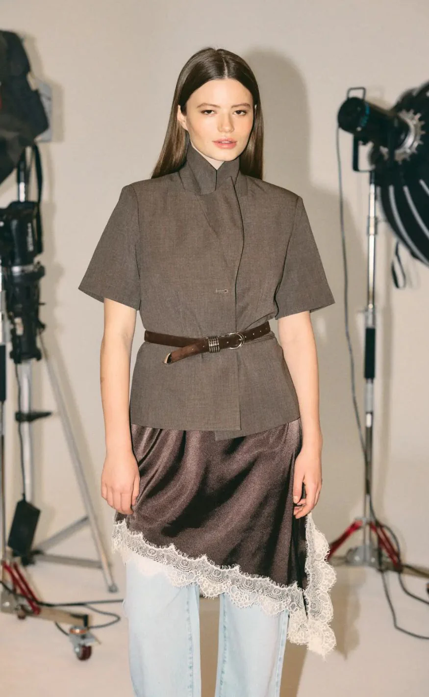Noisy May Blazer - Monna Fitted- Chocolate Brown - Image 3