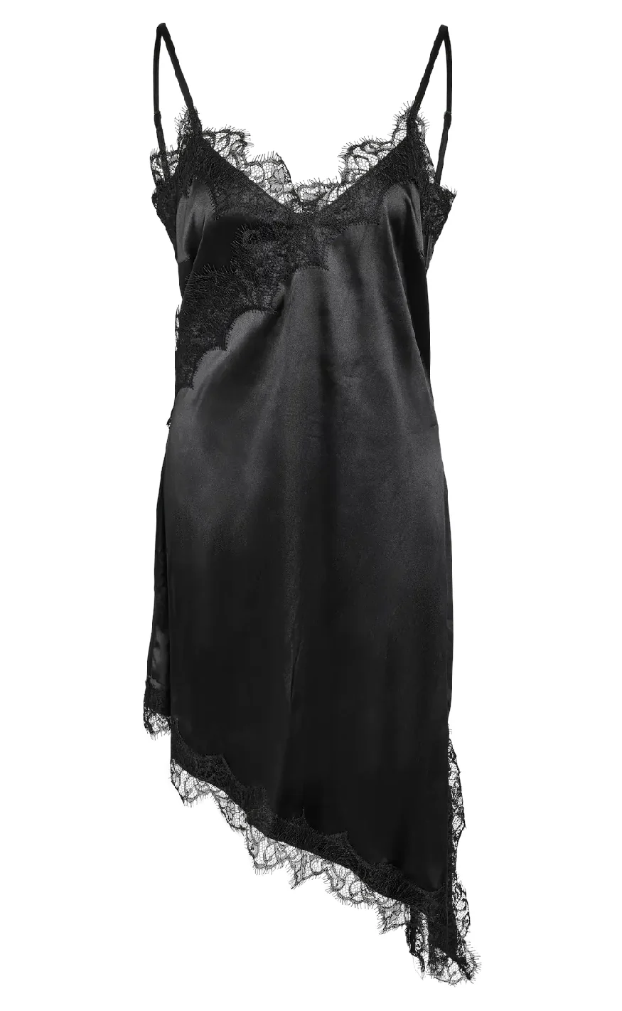 Noisy May Kjole - Sofie Satin - Black - Image 2