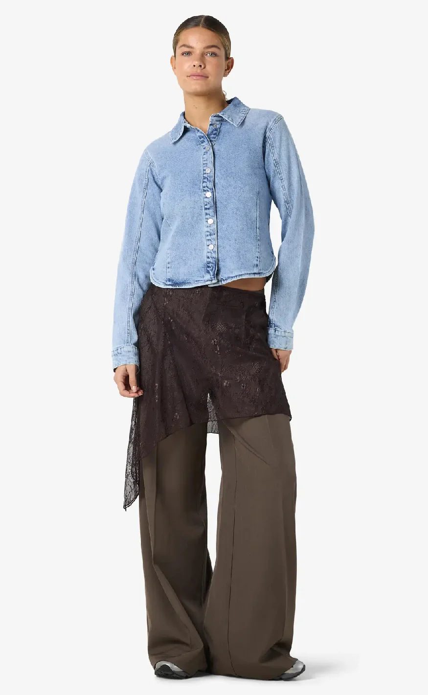 Noisy May Nederdel - Ida Elasticated Lace - Delicioso - Image 3