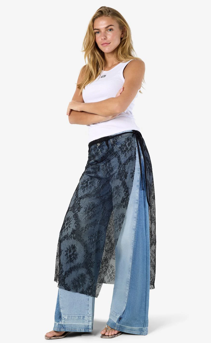 Noisy May Nederdel - Lucia Wrap - Black - Image 7
