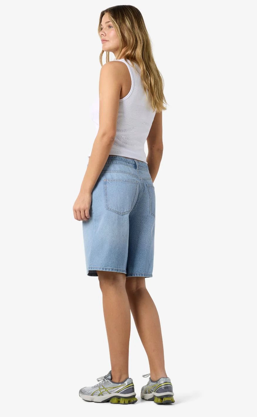 Noisy May Shorts - Maisy MW - Light Blue Denim - Image 6