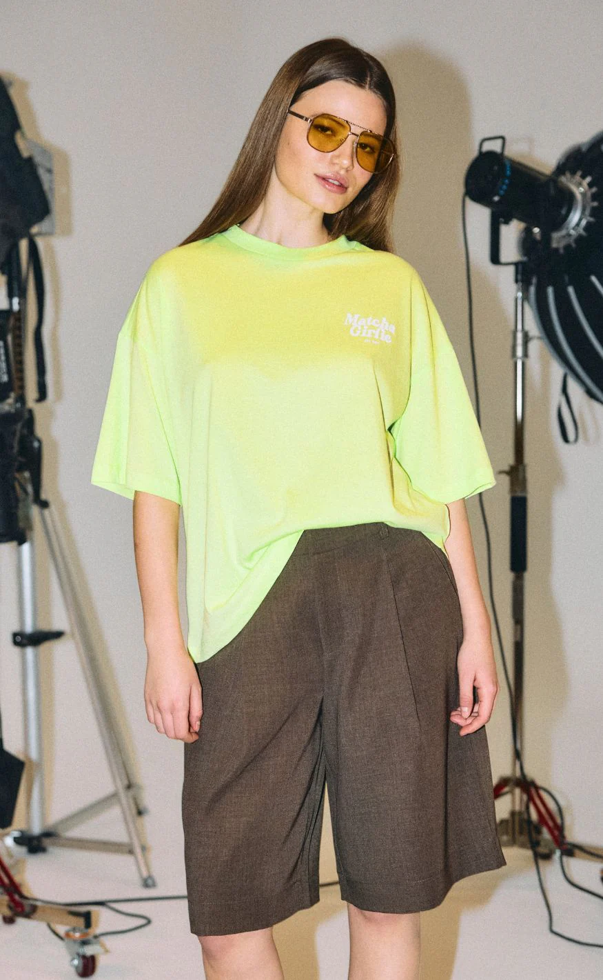 Noisy May T-shirt - Cali Print - Daiquiri Green/Matcha Girlie - Image 2