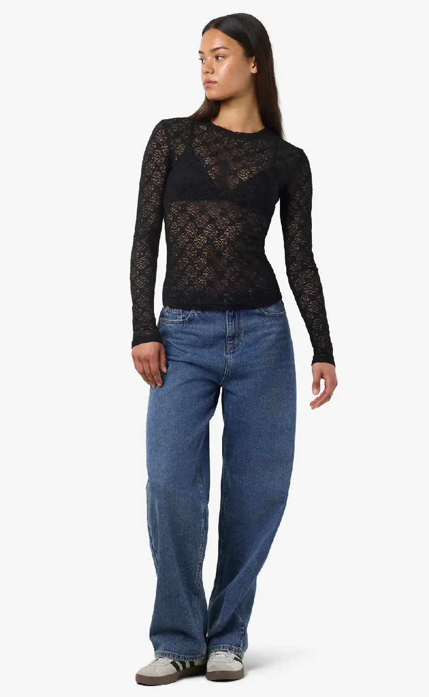 Noisy May Top - Judith - Black - Image 3