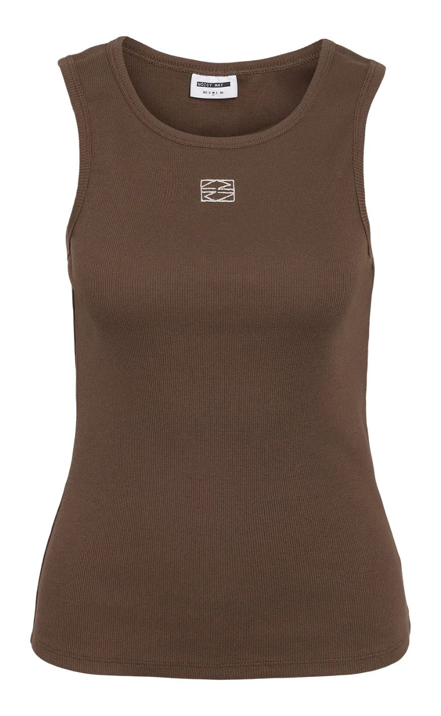 Noisy May Top - Maya - Chocolate Brown