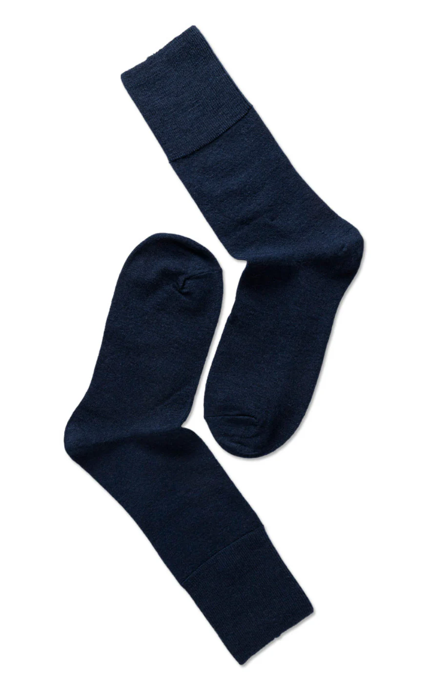 Oroblu Strømper - Note Fine Wool Comfort Top - Navy