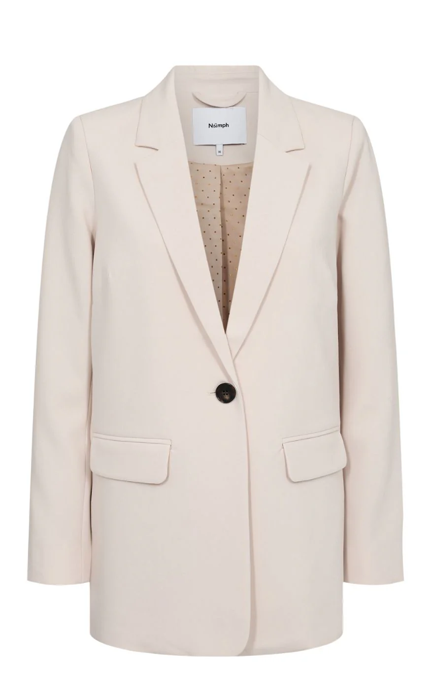 Nümph Blazer - Ronja - Oyster Gray - Image 2