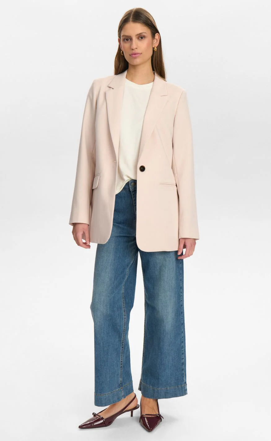 Nümph Blazer - Ronja - Oyster Gray - Image 3