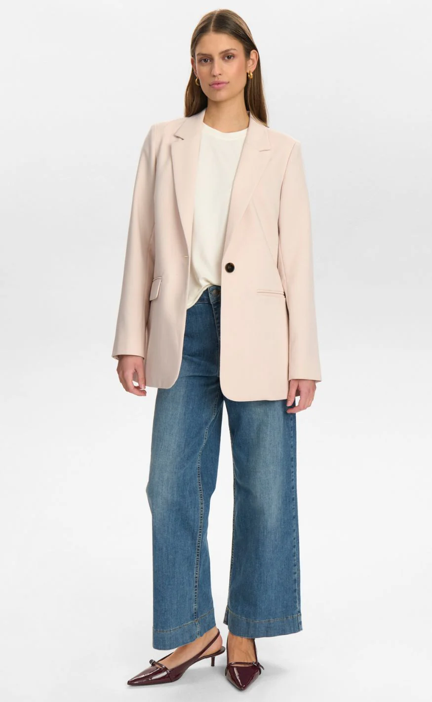Nümph Blazer - Ronja - Oyster Gray - Image 5