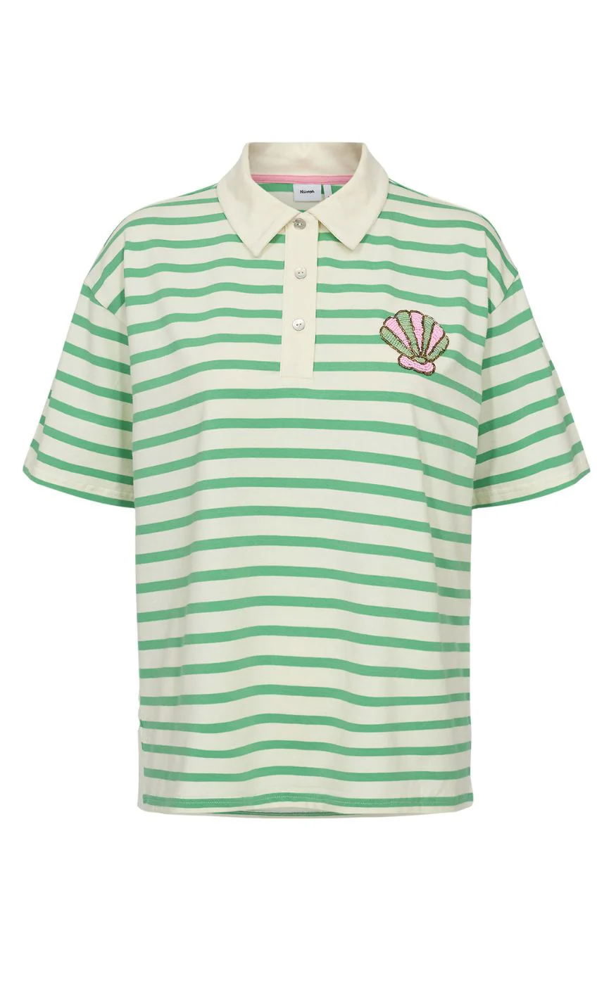 Nümph Bluse - Hydra Polo - Absinthe Green - Image 2