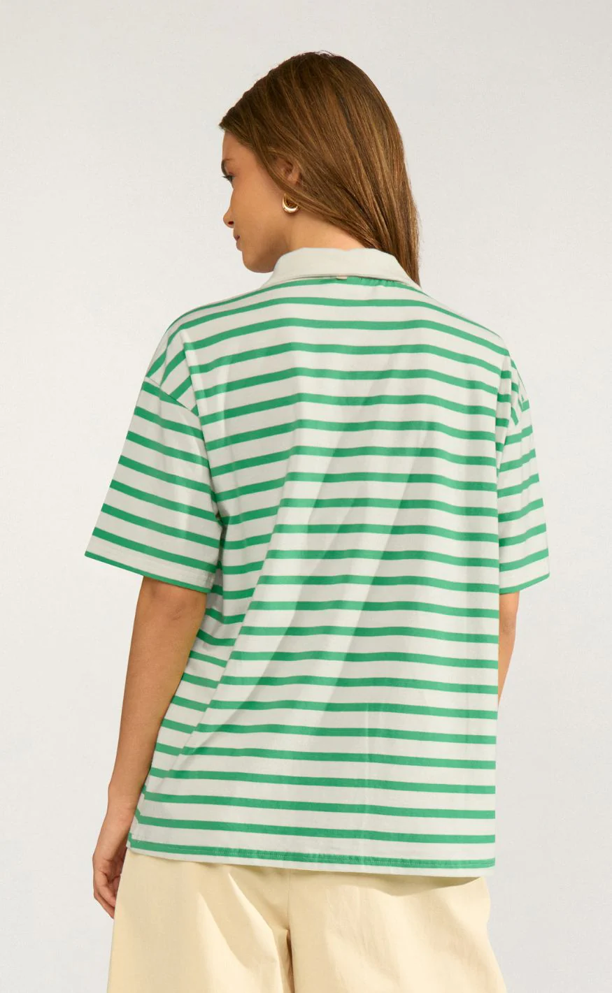 Nümph Bluse - Hydra Polo - Absinthe Green - Image 3