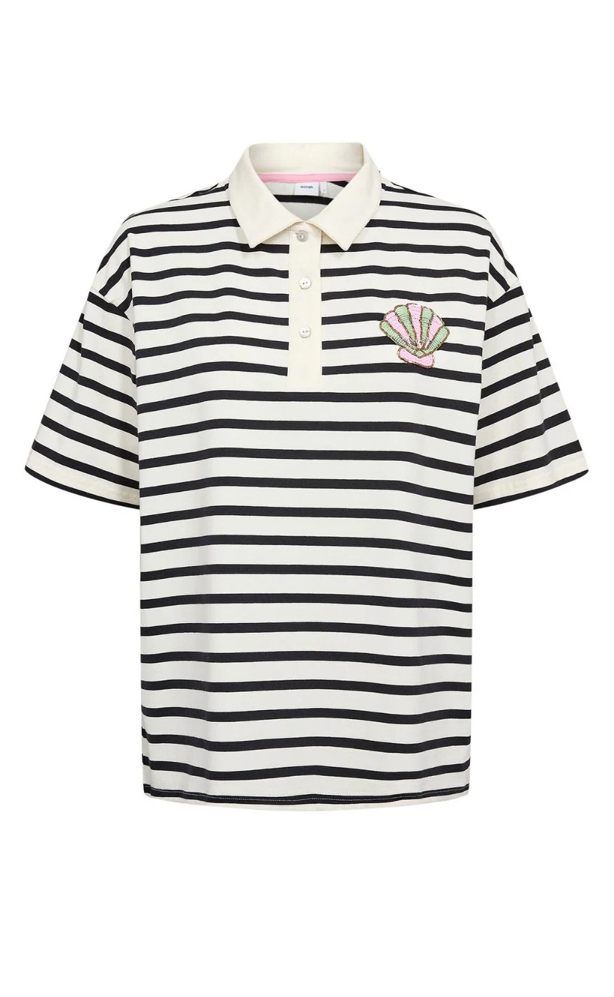 Nümph Bluse - Hydra Polo - Caviar