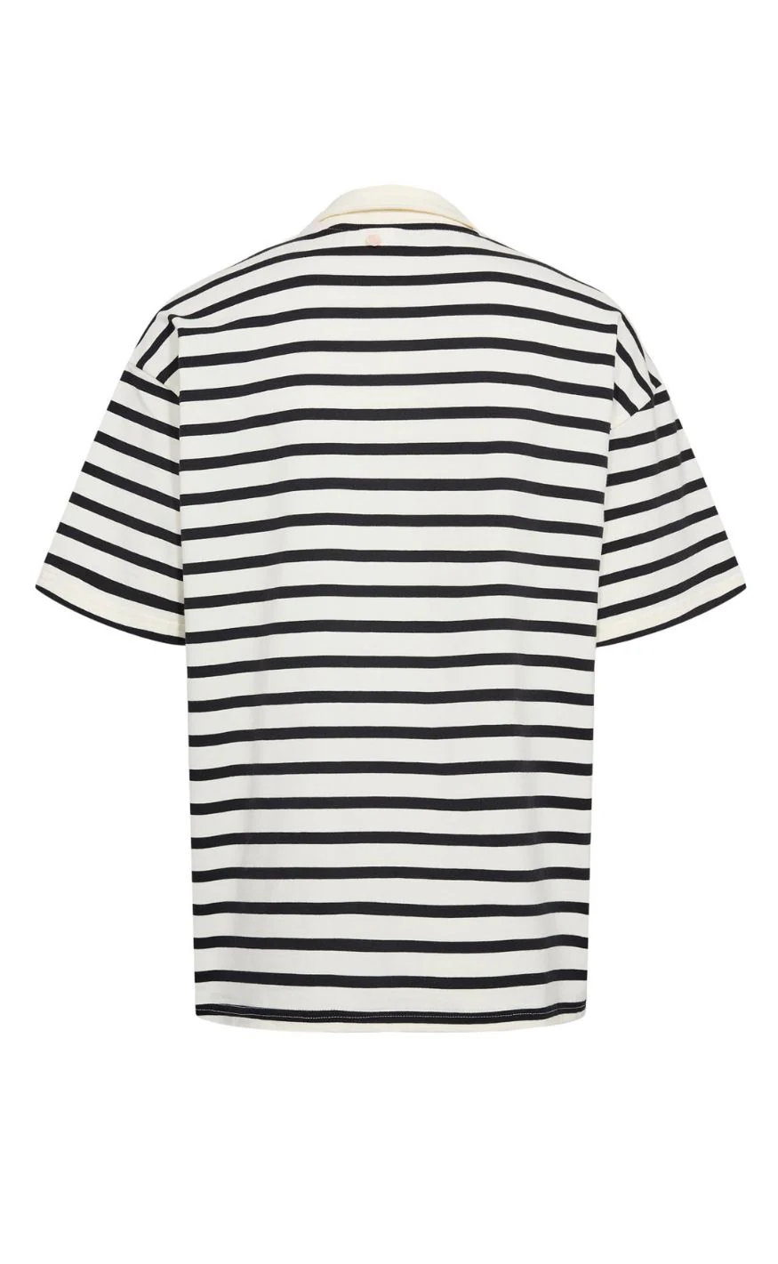 Nümph Bluse - Hydra Polo - Caviar - Image 2