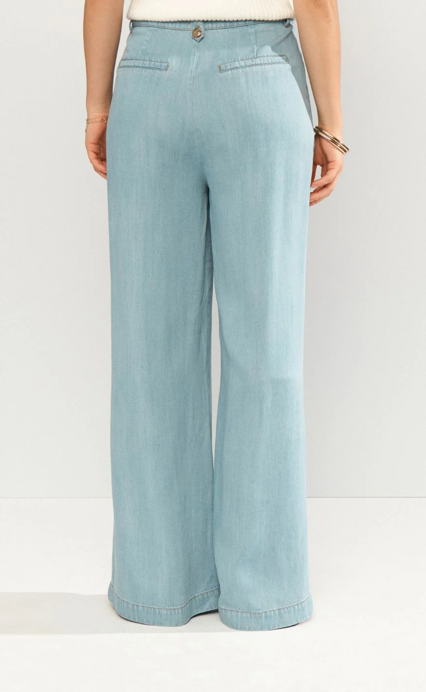Nümph Bukser - Elida - Light Blue Denim - Image 3