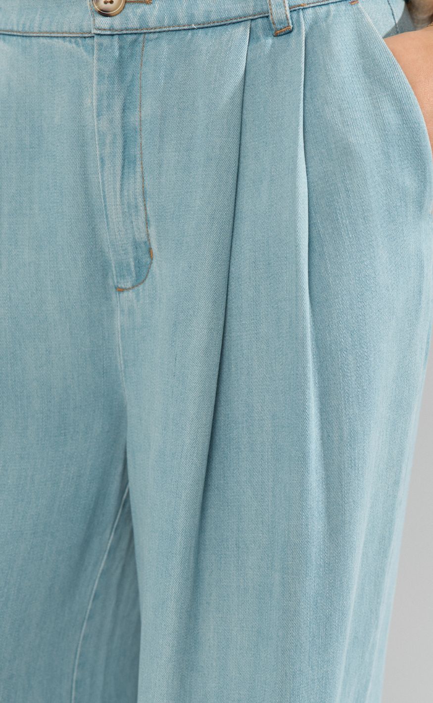 Nümph Bukser - Elida - Light Blue Denim - Image 5