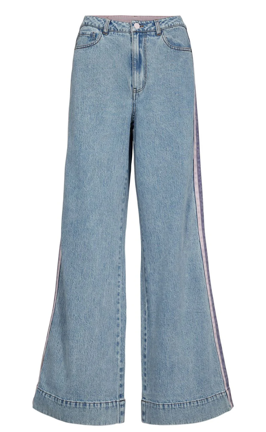 Nümph Bukser - Malaga - Light Blue Denim - Image 2