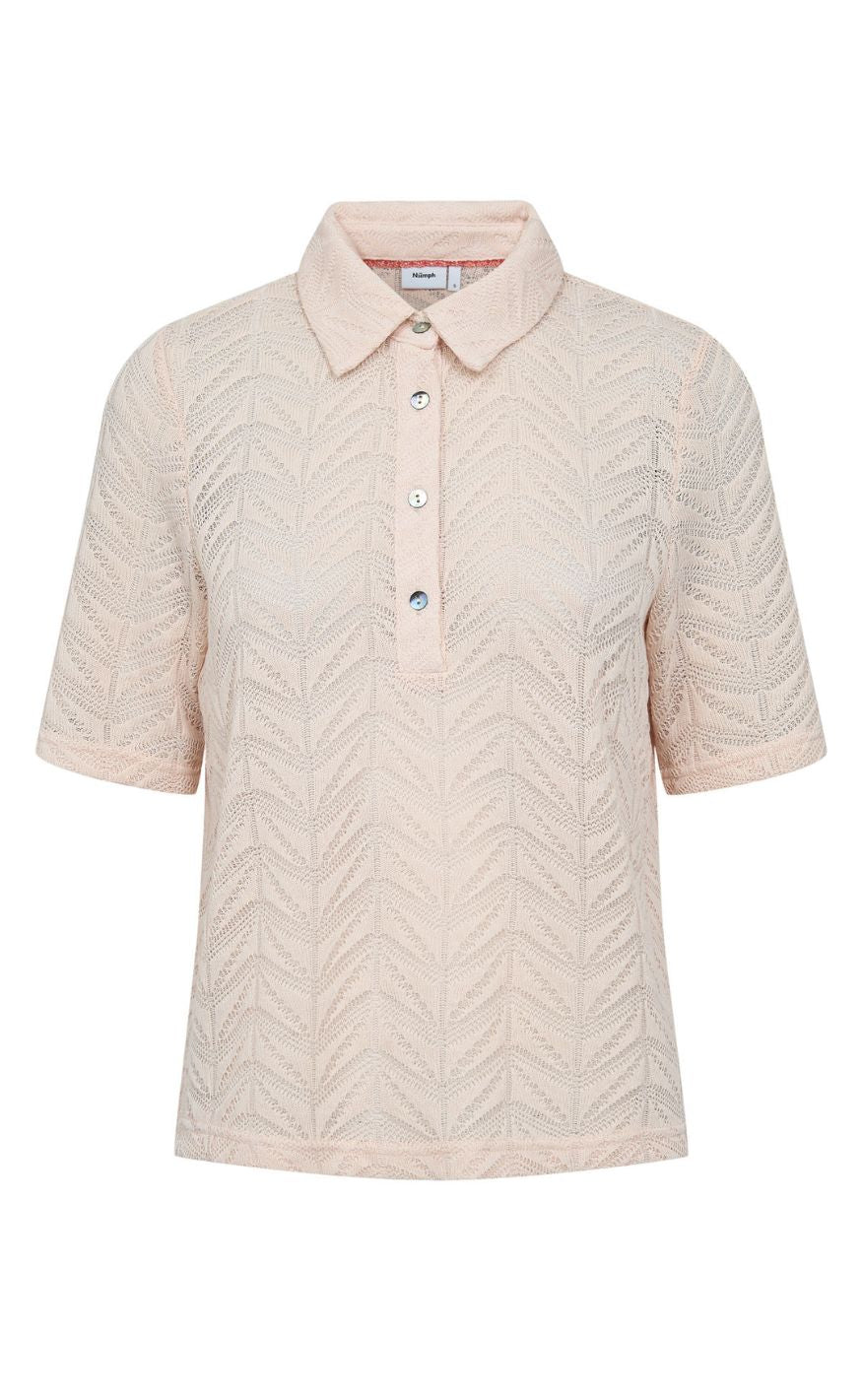 Nümph Bluse - Callina Polo - Mangano Calcite
