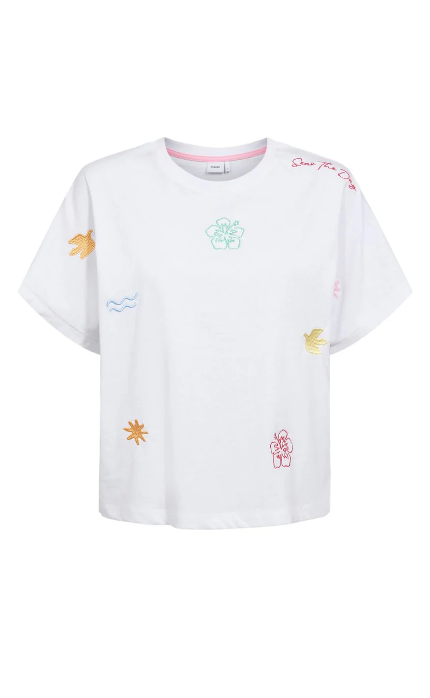 Nümph T-shirt - Seanne - Bright White
