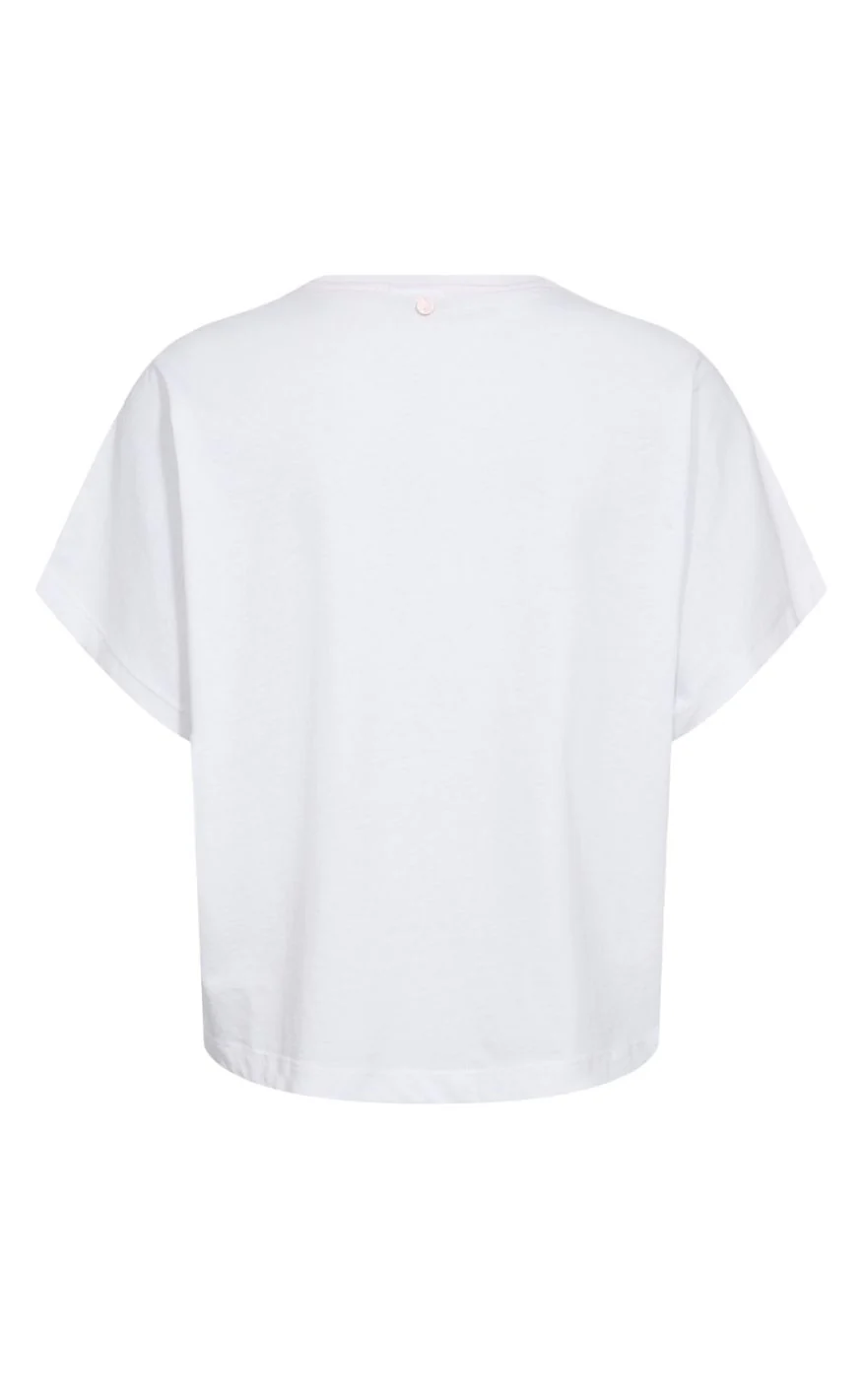 Nümph T-shirt - Seanne - Bright White - Image 3
