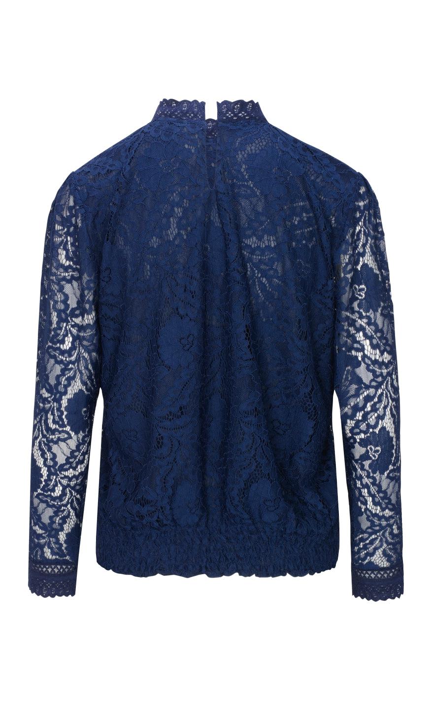One Two Luxzuz Bluse - Laizy - Dark Antique Blue - Image 2