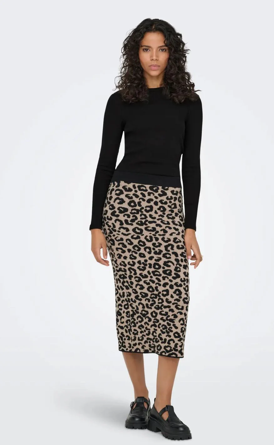 ONLY Bluse - Val O-neck - Black - Image 5
