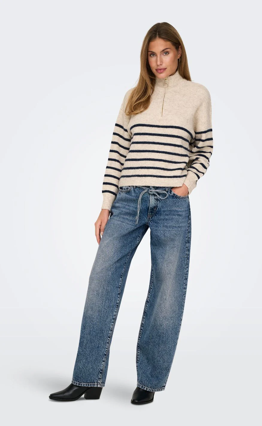 ONLY Bukser - Gianna - Medium Blue Denim - Image 2