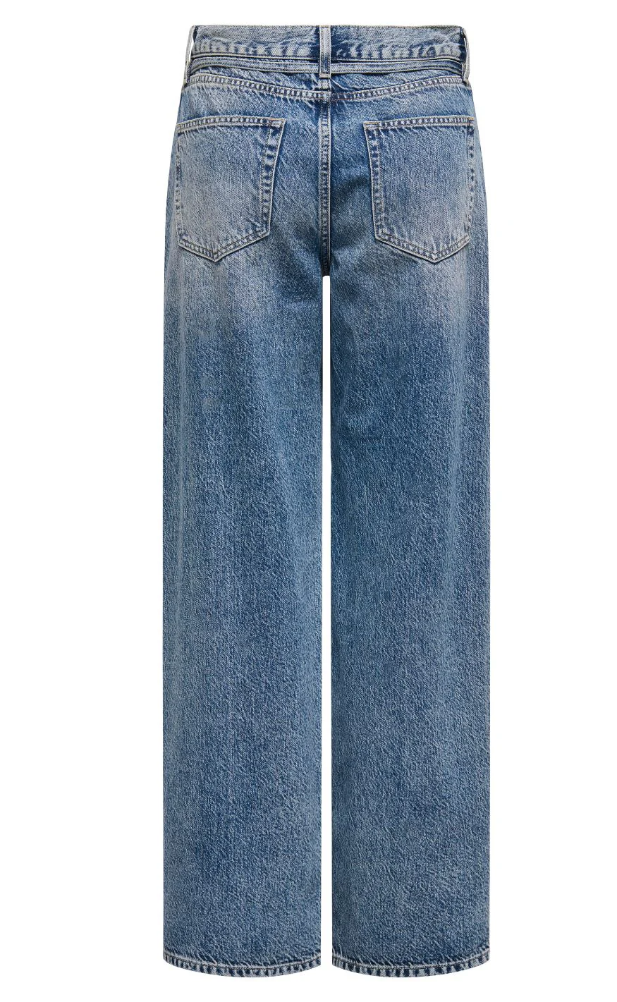 ONLY Bukser - Gianna - Medium Blue Denim - Image 3