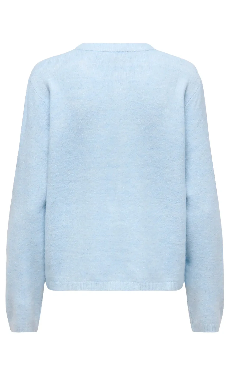 ONLY Cardigan - Simoni - Cashmere Blue/Melange - Image 4