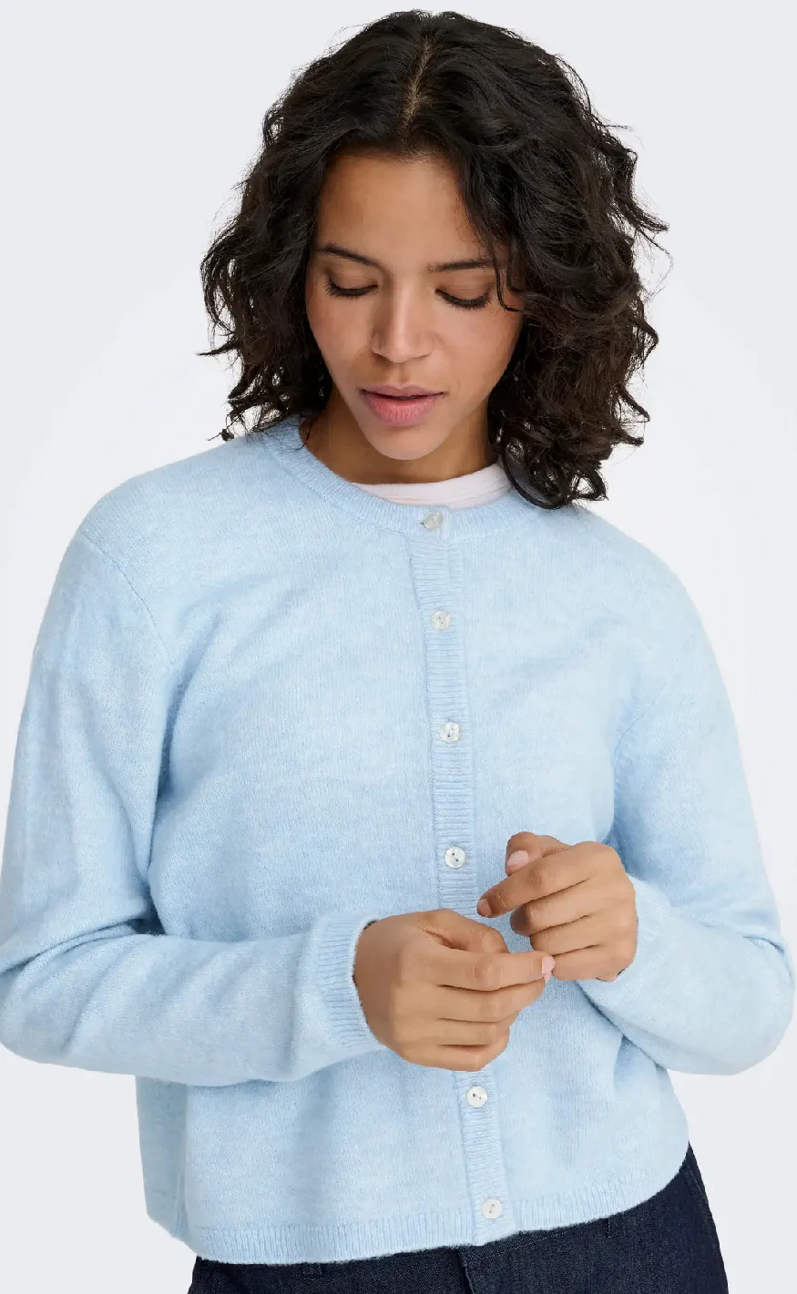 ONLY Cardigan - Simoni - Cashmere Blue/Melange - Image 7