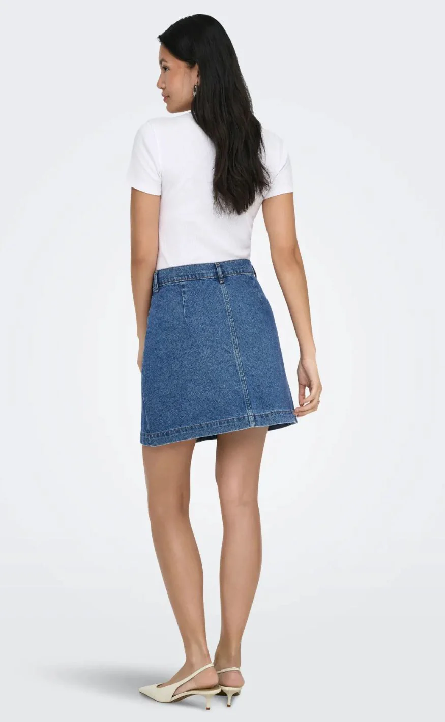 ONLY Nederdel - Amazing - Medium Blue Denim - Image 7