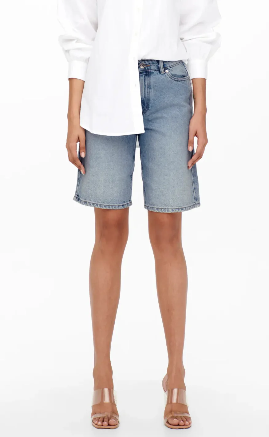ONLY Shorts - Sonny - Light Blue Denim - Image 2