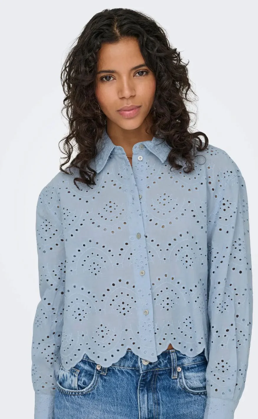 ONLY Skjorte - Alais - Cashmere Blue - Image 4