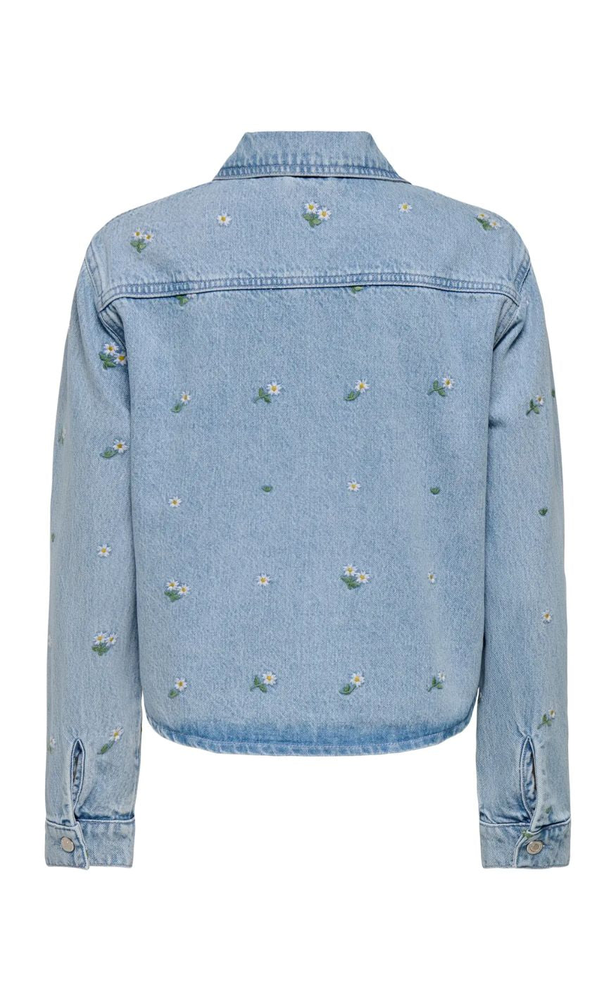 ONLY Skjorte - Cassie - Light Blue Denim - Image 5