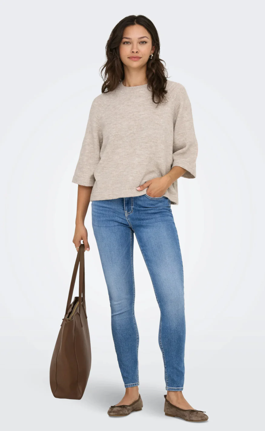 ONLY Strik - Simoni - Pumice Stone/Melange - Image 6