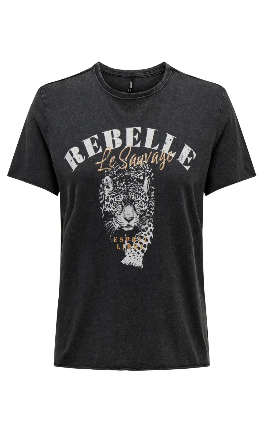 ONLY T-Shirt - Lucy - Phantom Rebelle Miss - Image 2