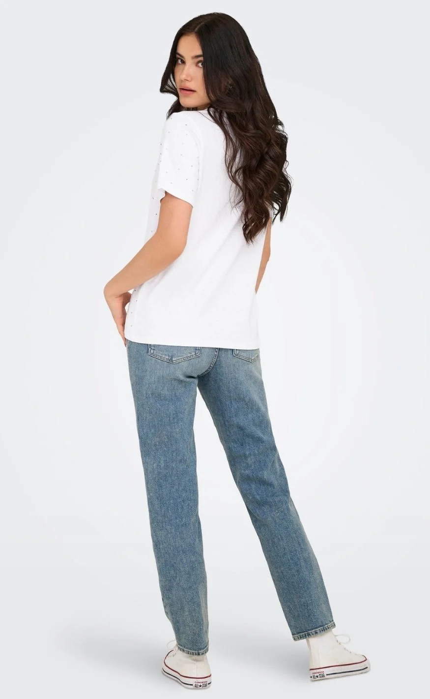 ONLY T-shirt - Monja Studs - White Studs - Image 10