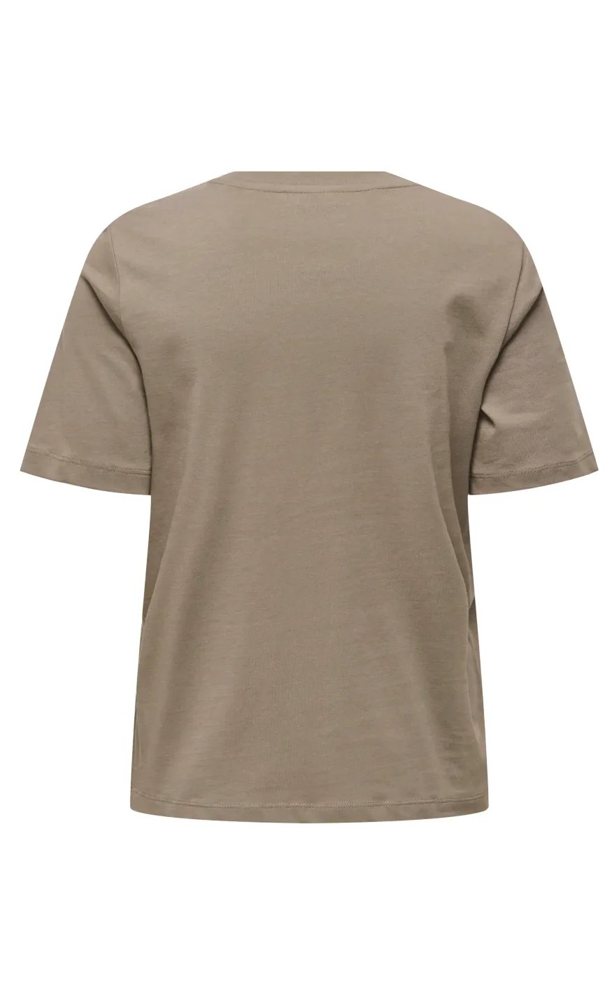 ONLY T-shirt - Only - Walnut - Image 4