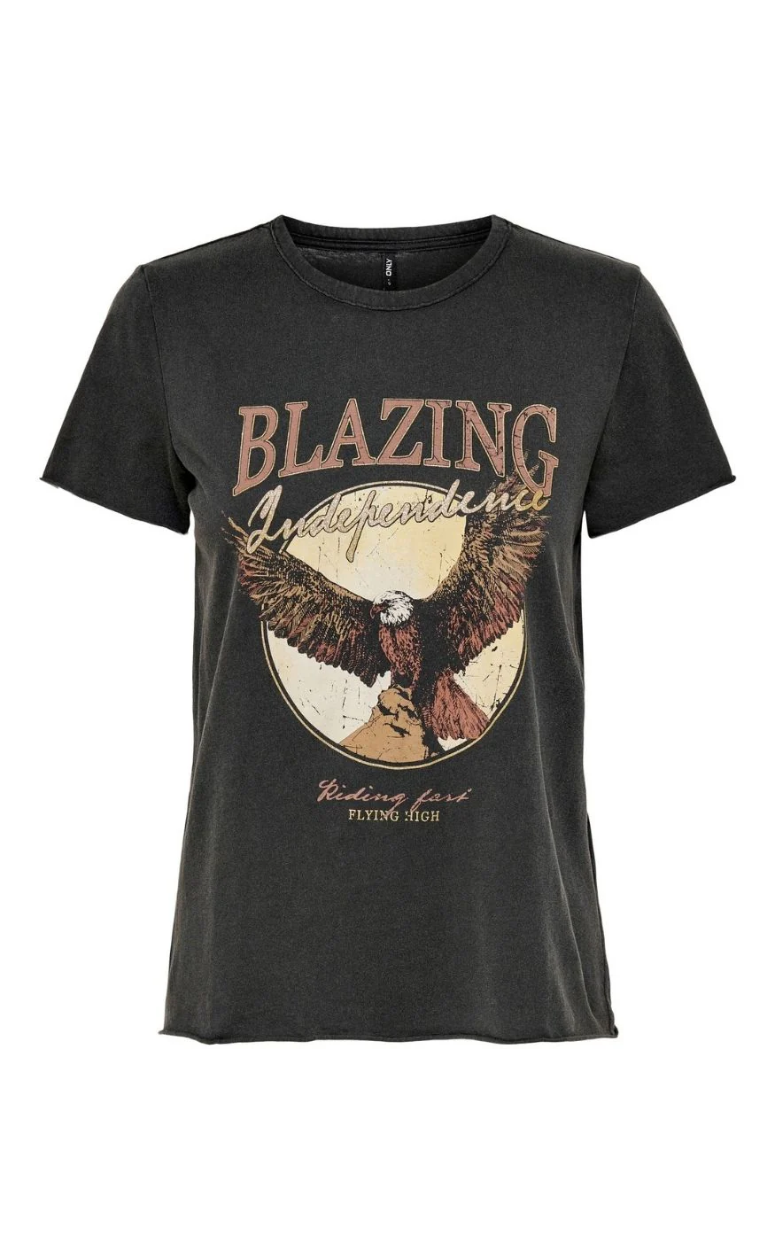 ONLY Top - Lucy - Black Blazing - Image 2