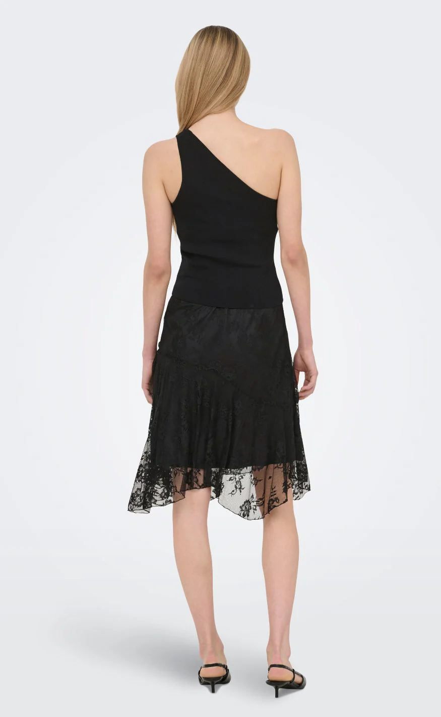 ONLY Top - Milo One Shoulder - Black - Image 6