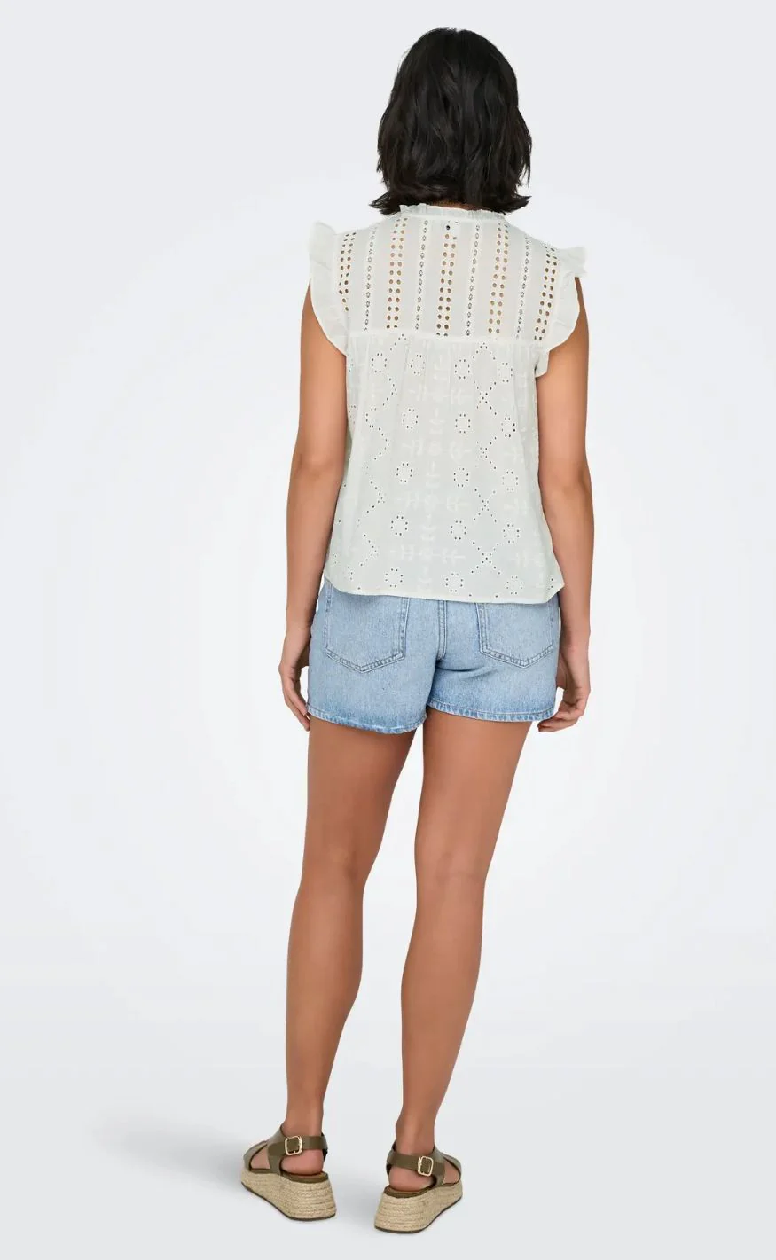 ONLY Top - Reva - Cloud Dancer - Image 4