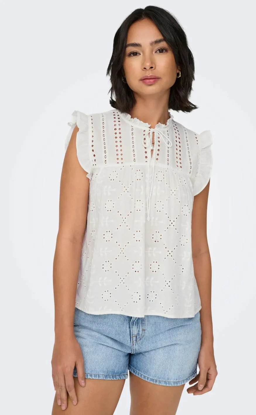 ONLY Top - Reva - Cloud Dancer - Image 6