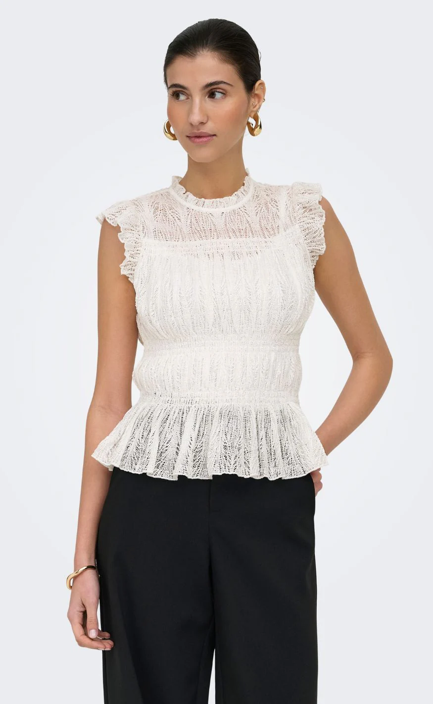 ONLY Top - Shaila - Cloud Dancer - Image 2
