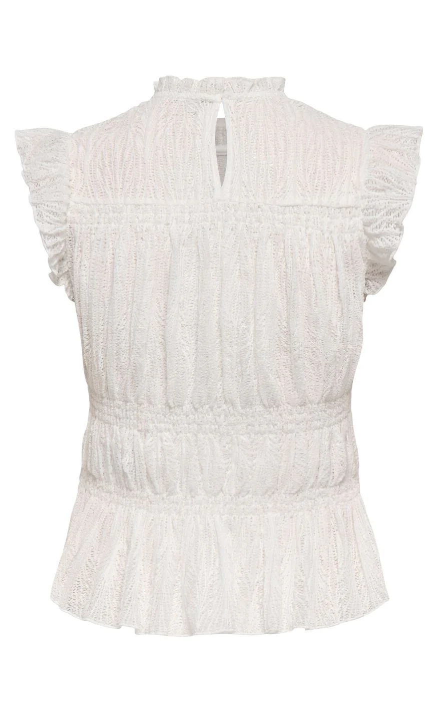 ONLY Top - Shaila - Cloud Dancer - Image 3